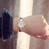 Leather Strap Quartz Watch