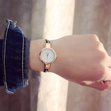 Leather Strap Quartz Watch