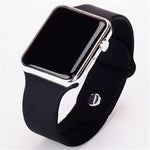 Square Mirror Face Digital Watch
