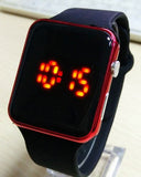 Square Mirror Face Digital Watch