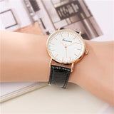 Snake Stripe Leather Quartz Watches Men