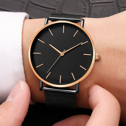 Black Casual Watch